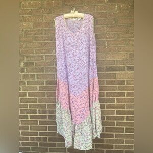 Sun Dress/ Maxi, Sleeveless, Flowy, M/L